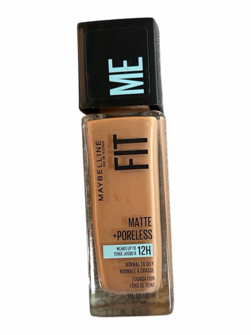 Maybelline New York Fit Me Matte+Poreless Foundation 322 Warm Honey 1 fl oz NWT